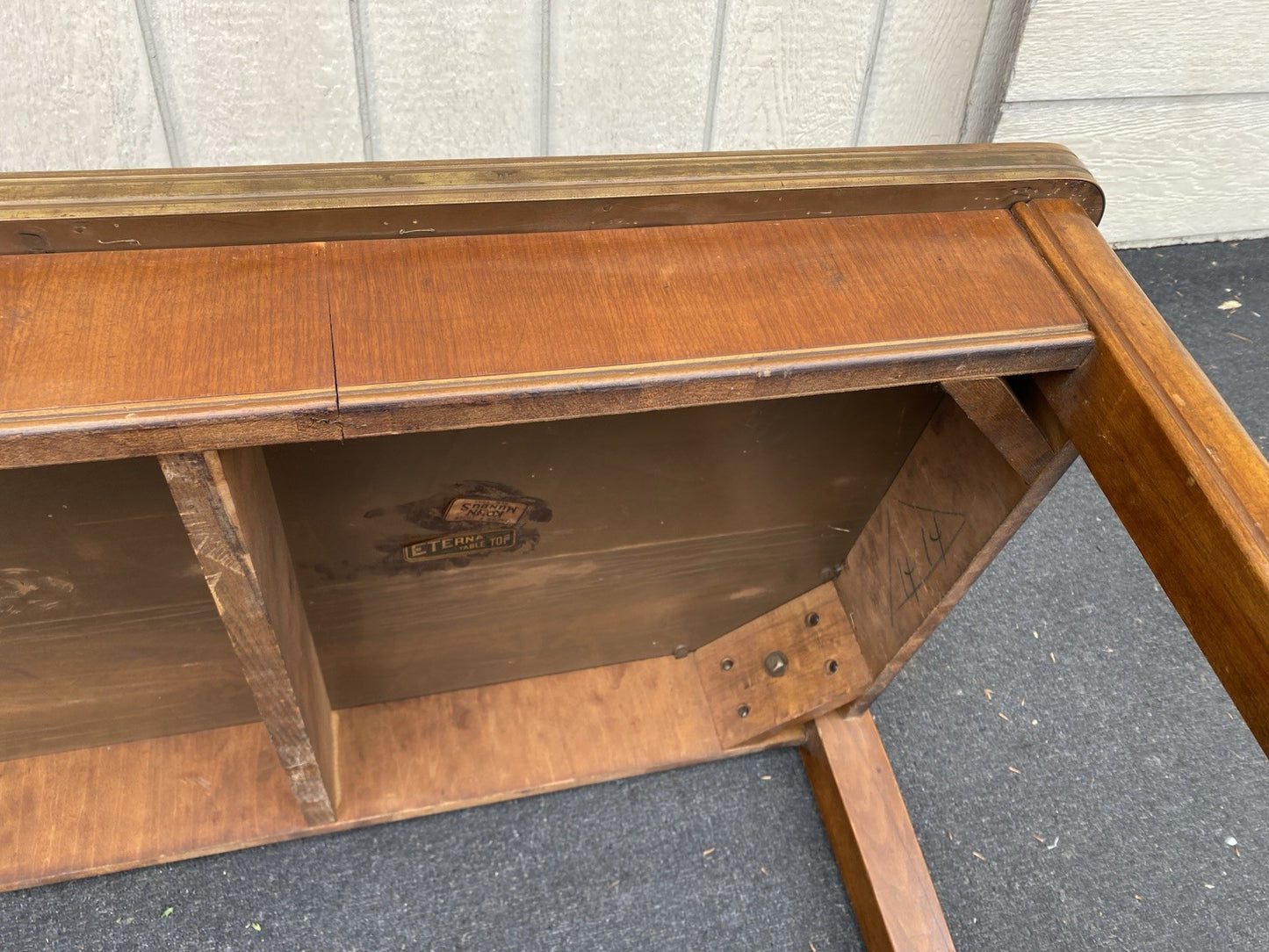 66527   Custom Hand Made ETERNA Console Library Table Stand KON MUNDUS  New York