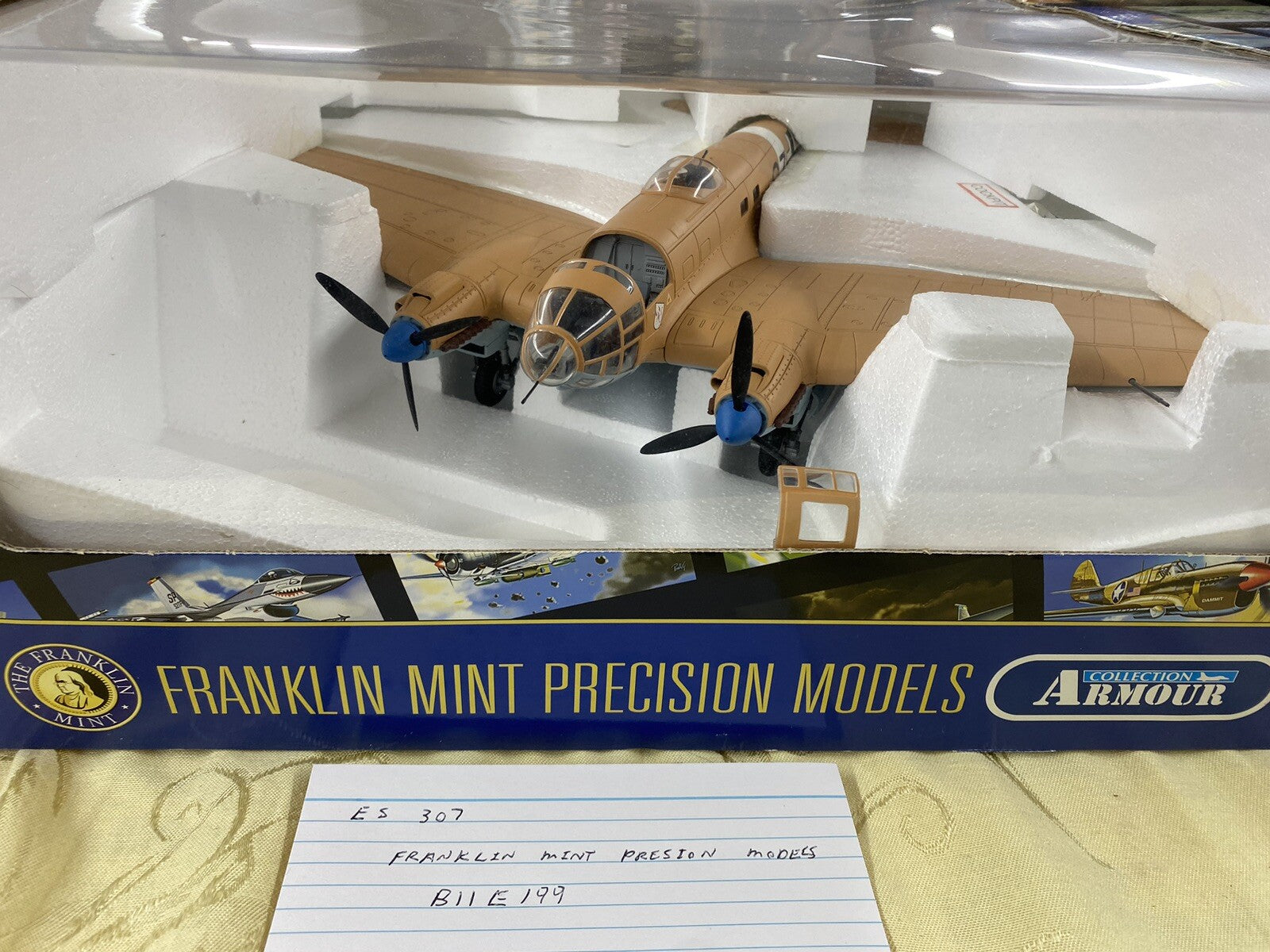 ES 307 Franklin Mint Precision B11E199  WW11 German Heinkel 111 Libya Desert NIB