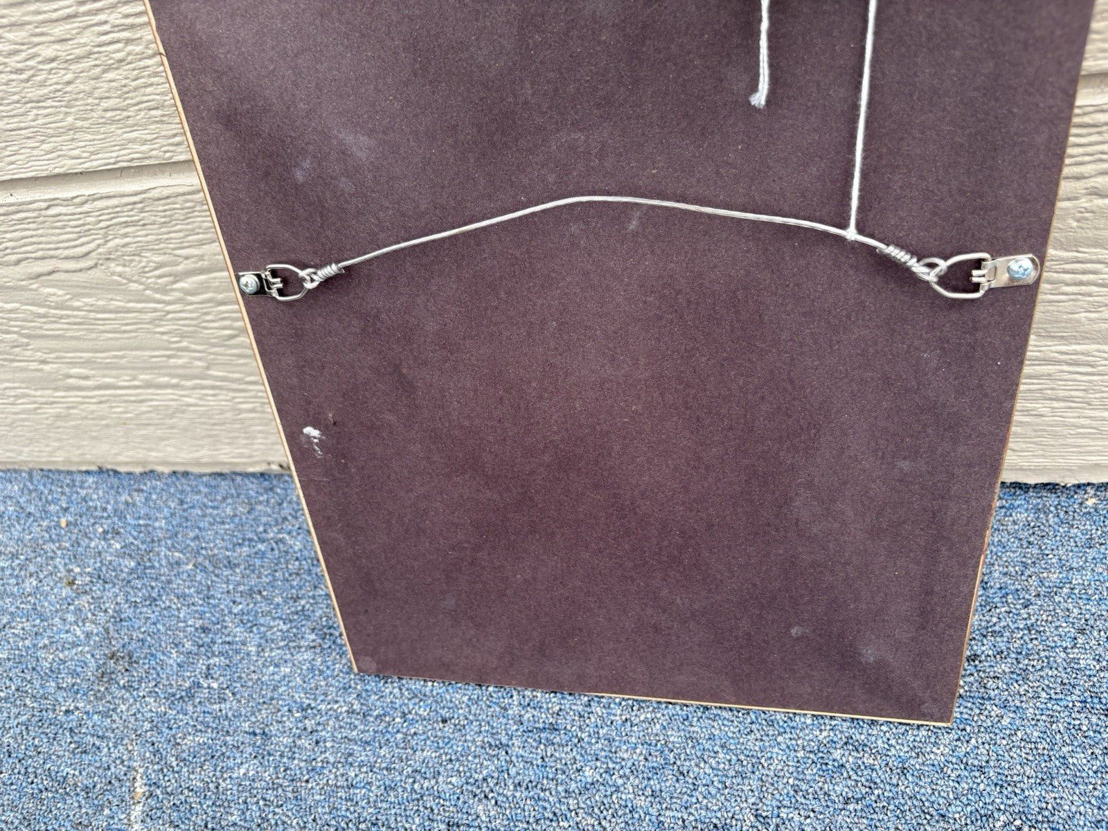 ART 01: Antique Lanscape Oil on Board  Sheep