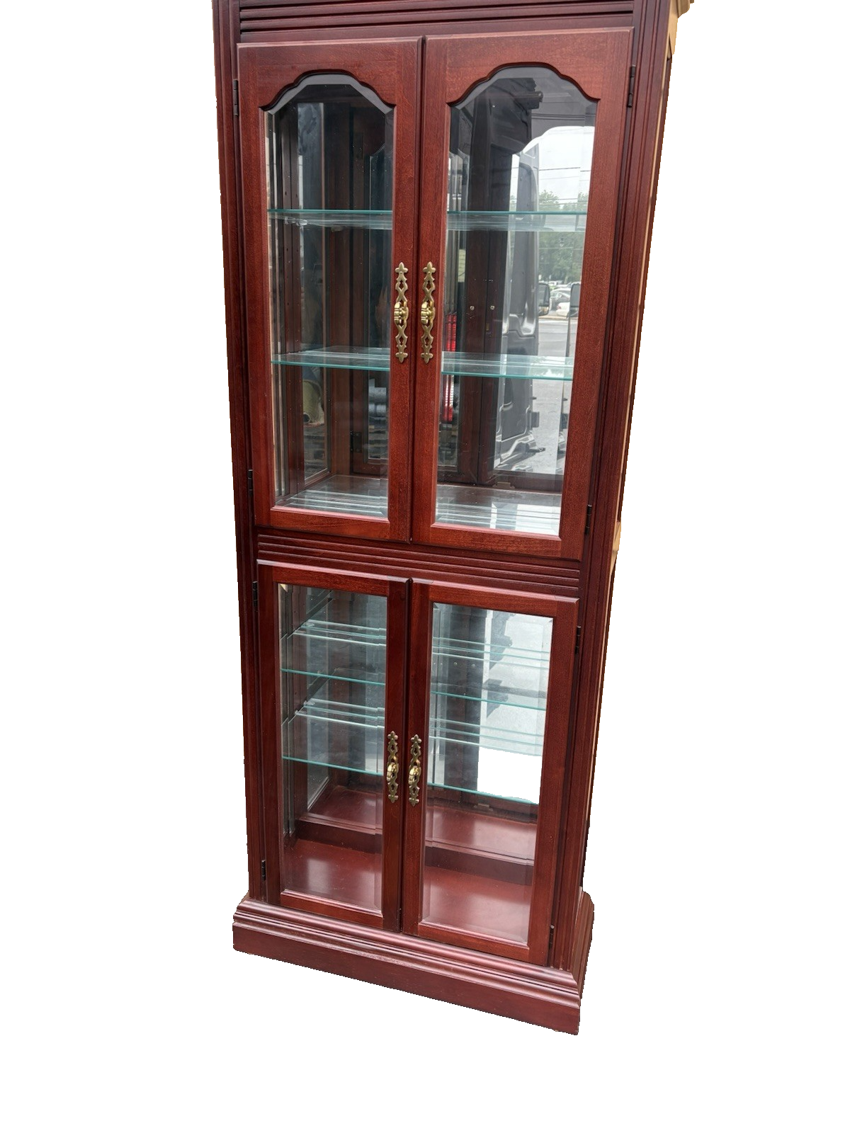 66689 Mahogany  PULASKI Furniture 4 Door Curio China Cabinet