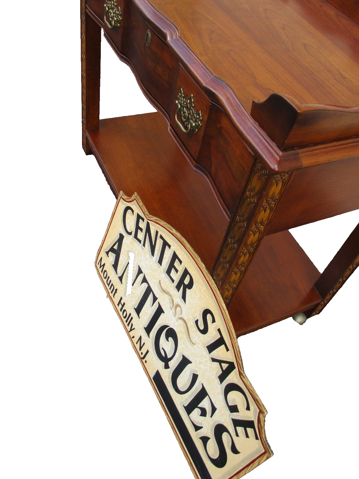 64326   National Mount Airey Mahogany Server Sideboard Cabinet