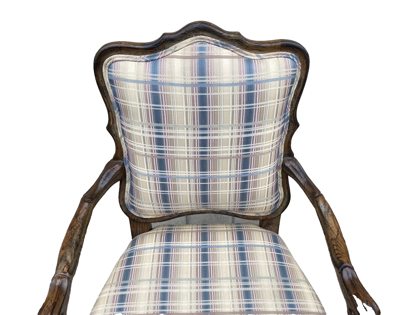 64833 Pair French Country Louis XV Bergere Armchair Chair s
