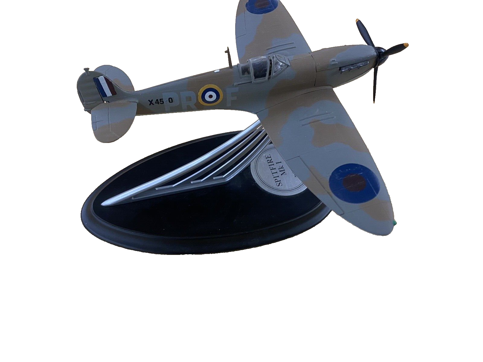 ES 1002 FRANKLIN MINT Spitfire MK I Airplane Plane