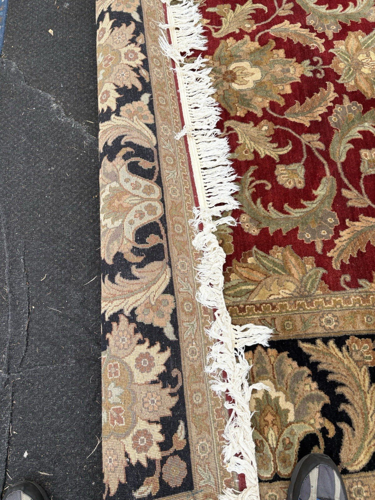 00001 Large Machine Made Oriental  Wool Rug Carpet