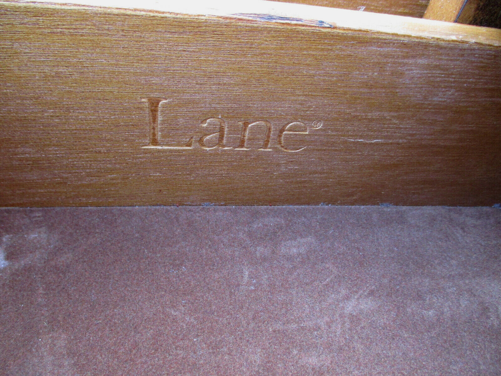 62851 Lane Furniture Server Sideboard Server Curio Display  Cabinet