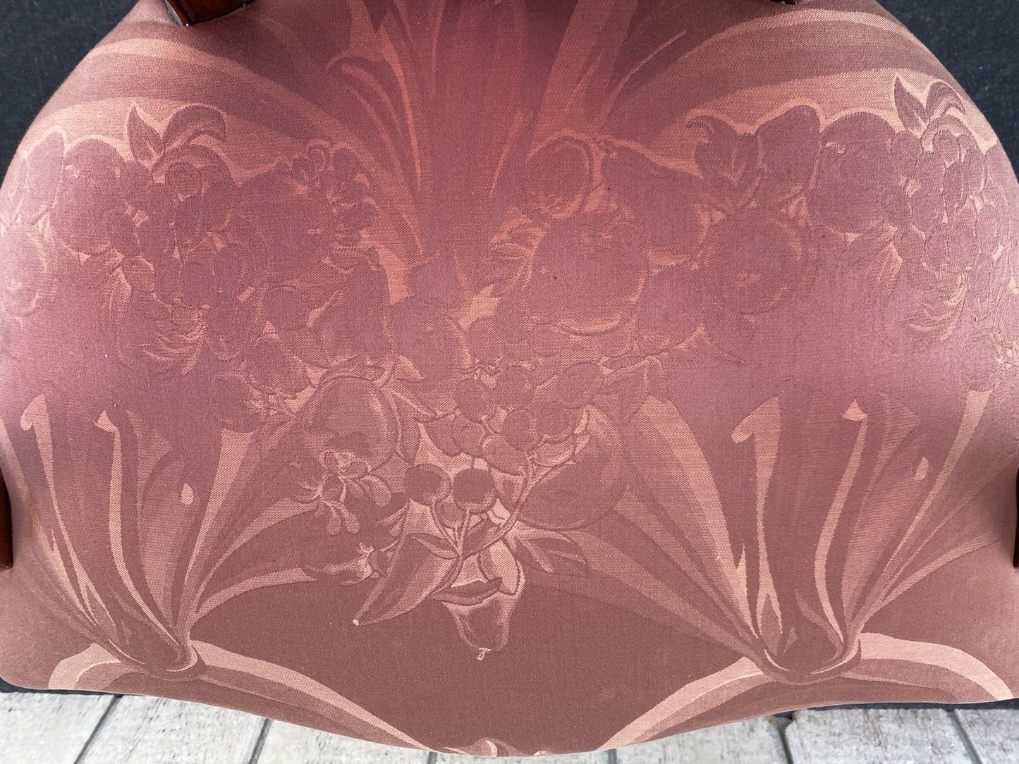 65887 Solid Mahogany Decorator Armchair Chair