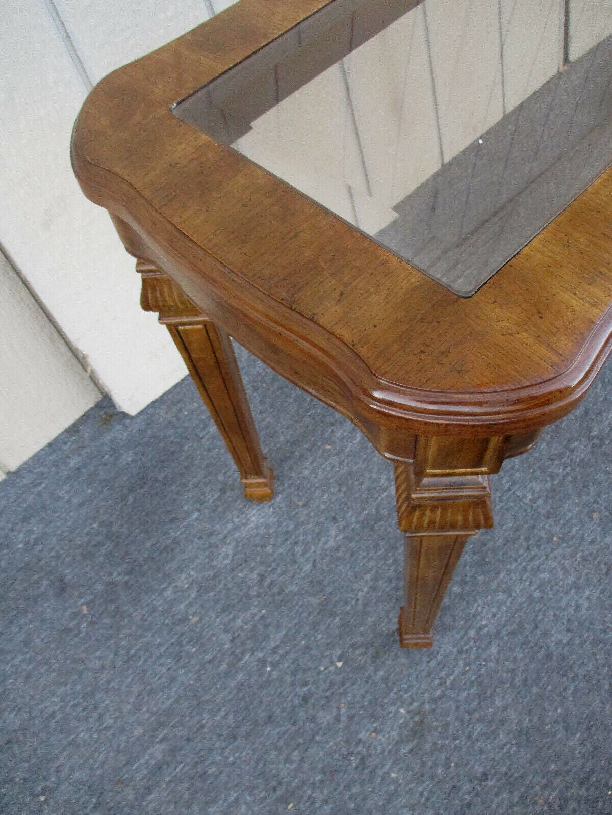 62747 Console Table Stand with Glass Inserts