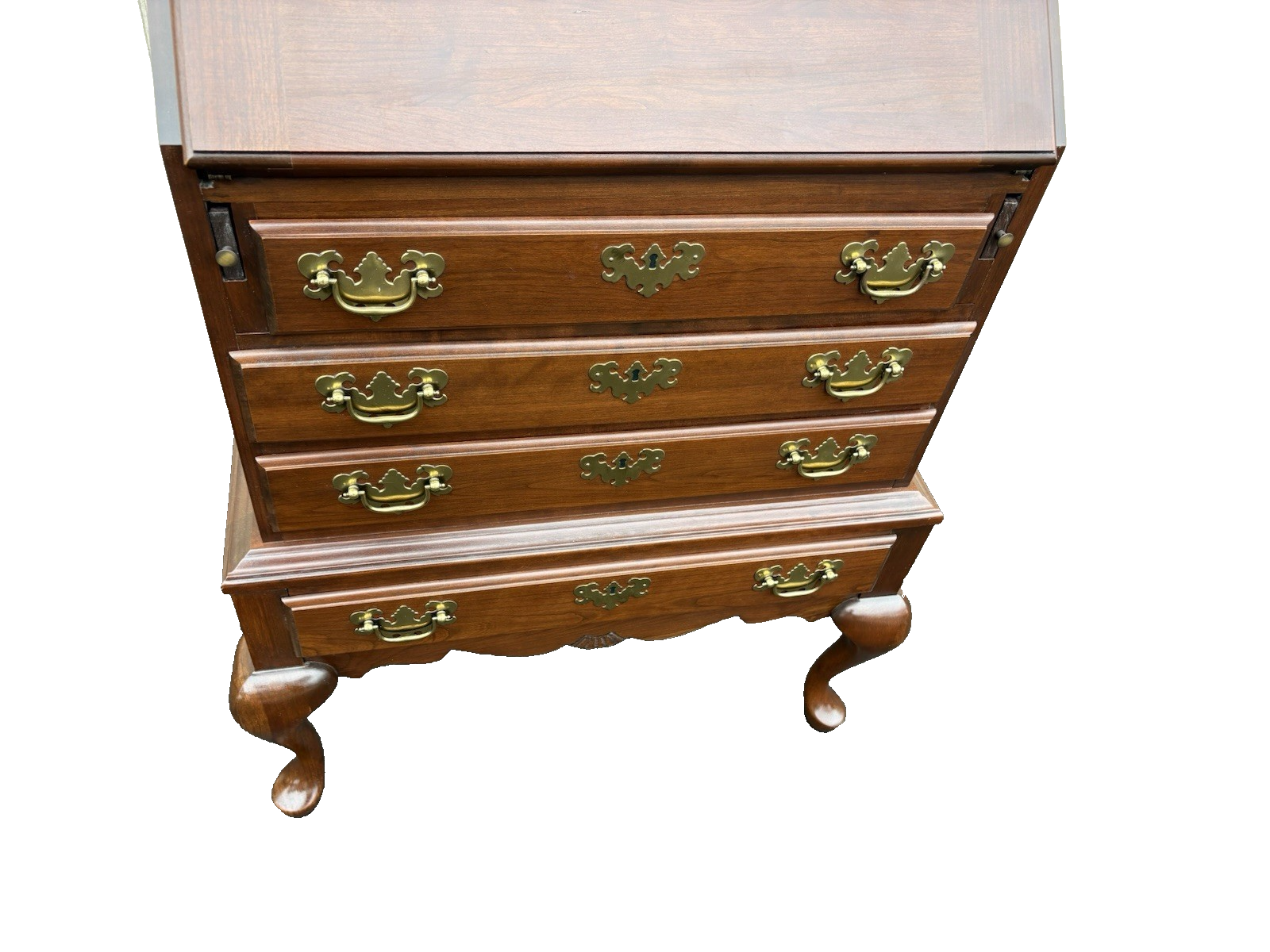66733 Solid Cherry Slantfront Desk Chest