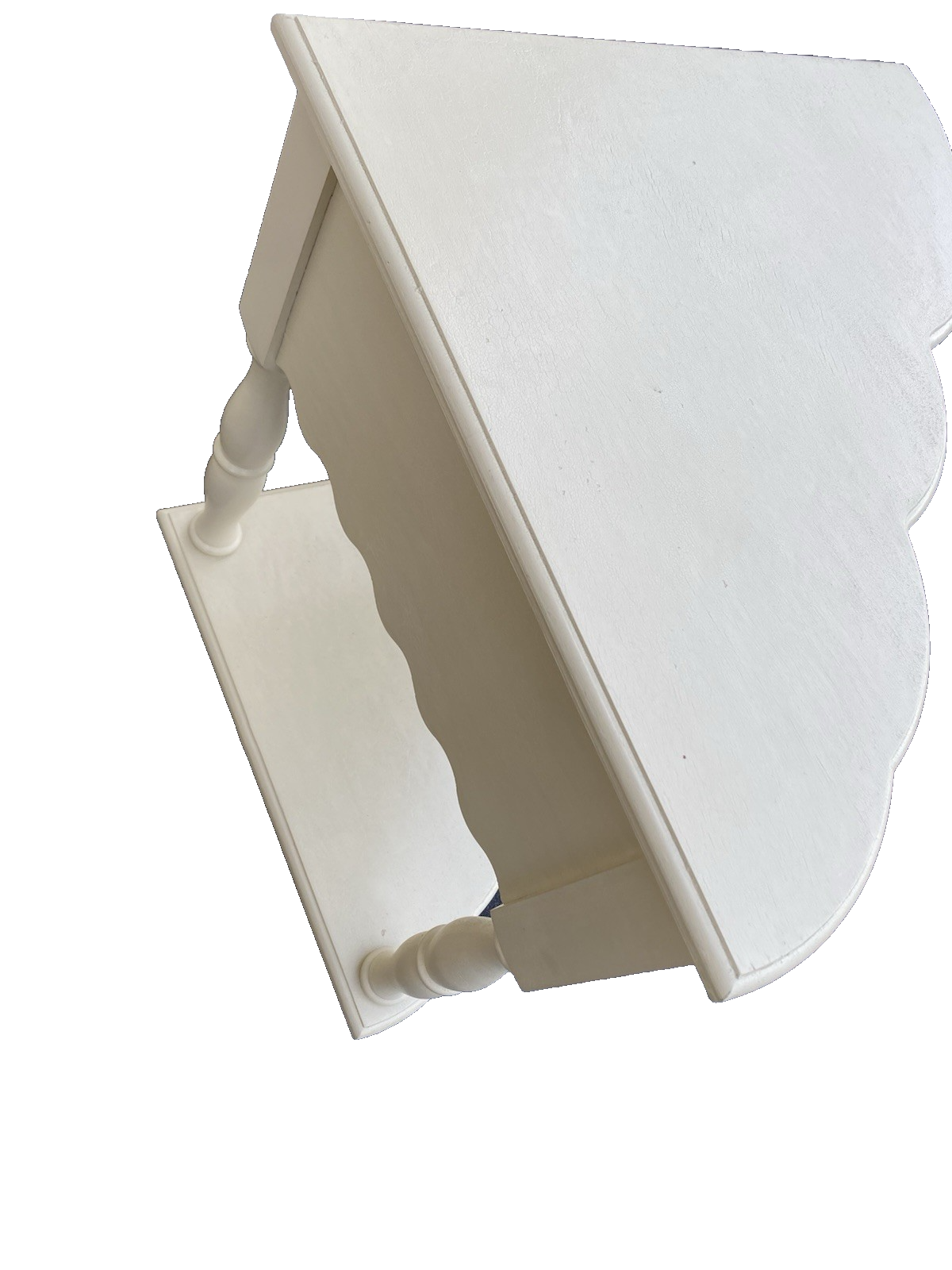 66650   Decorator Romantic Shabby Corner Lamp Table Stand