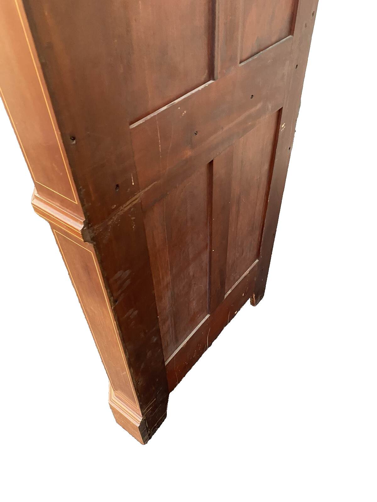 66078 Custom Hand Made Inlaid Corner China Cabinet