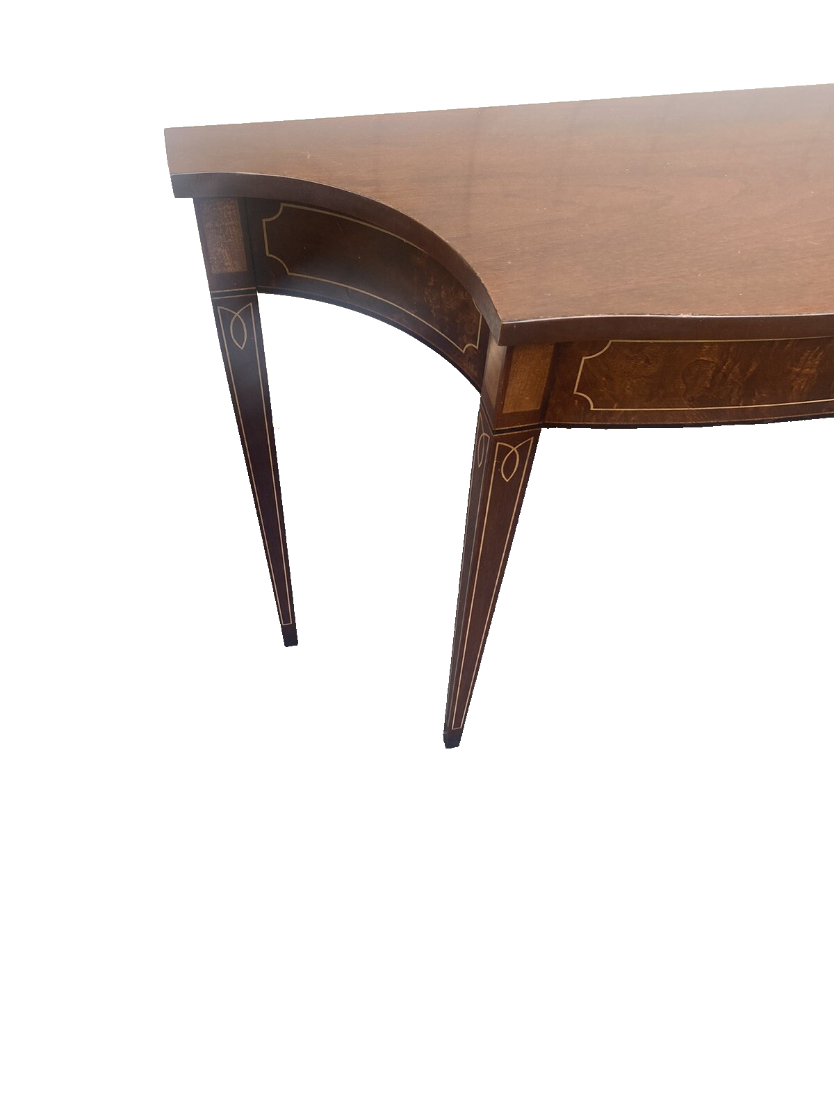 66086  Hepplewhite Mahogany Console Table Stand