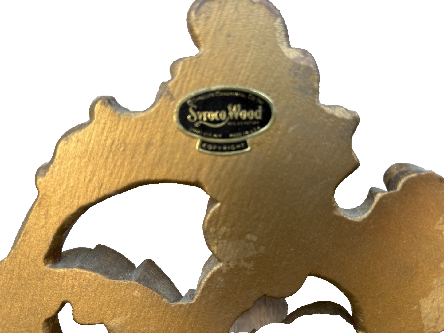 66816 Syroco Gold Decorator Mirror