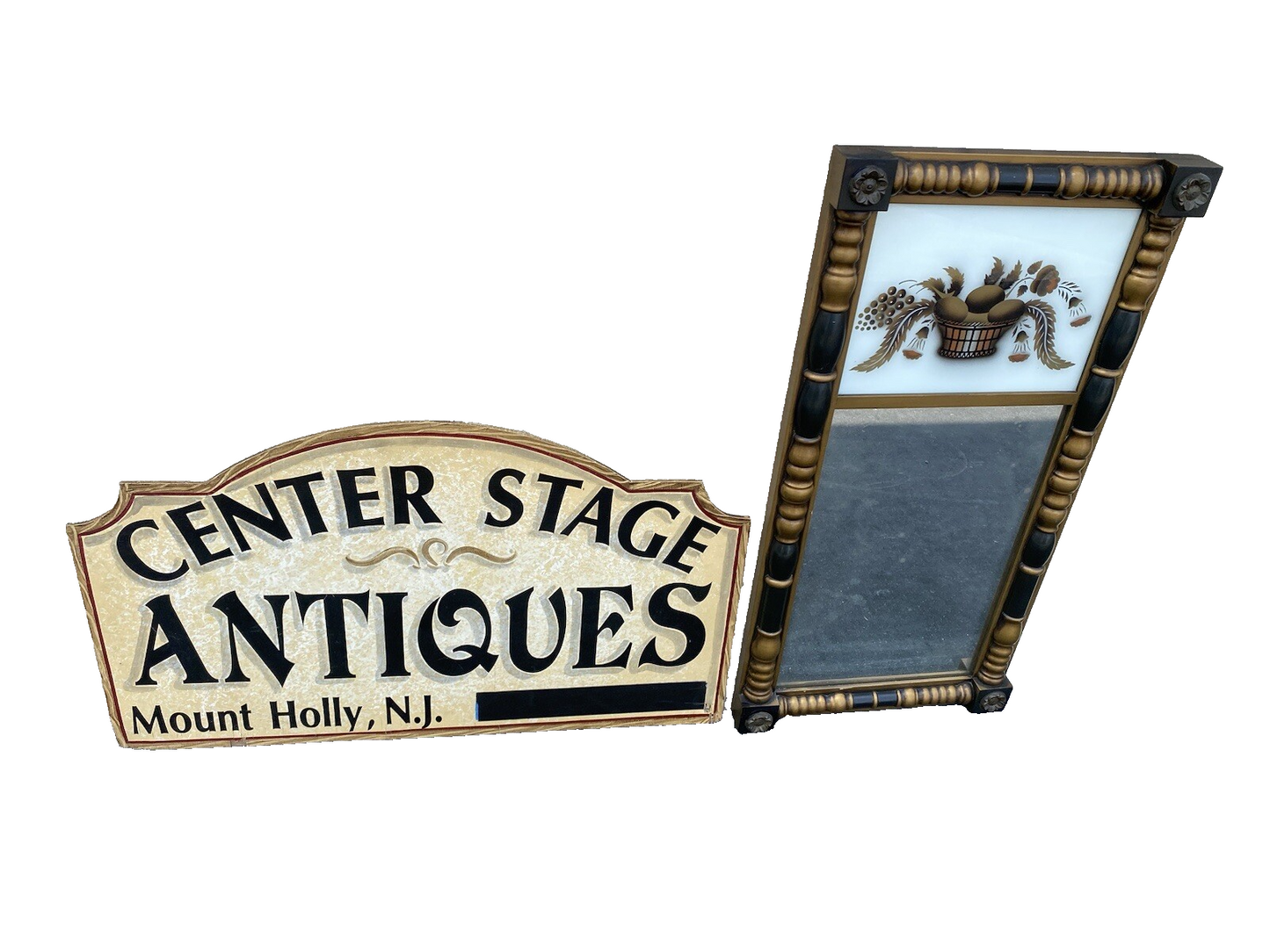 64566 Lambert Hitchcock Stenciled Mirror