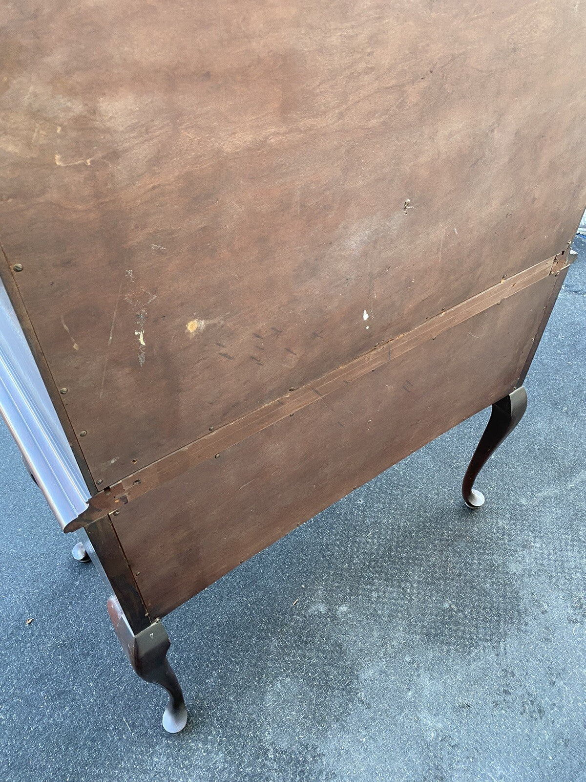 66361  Mahogany Van Sciver High Boy Dresser