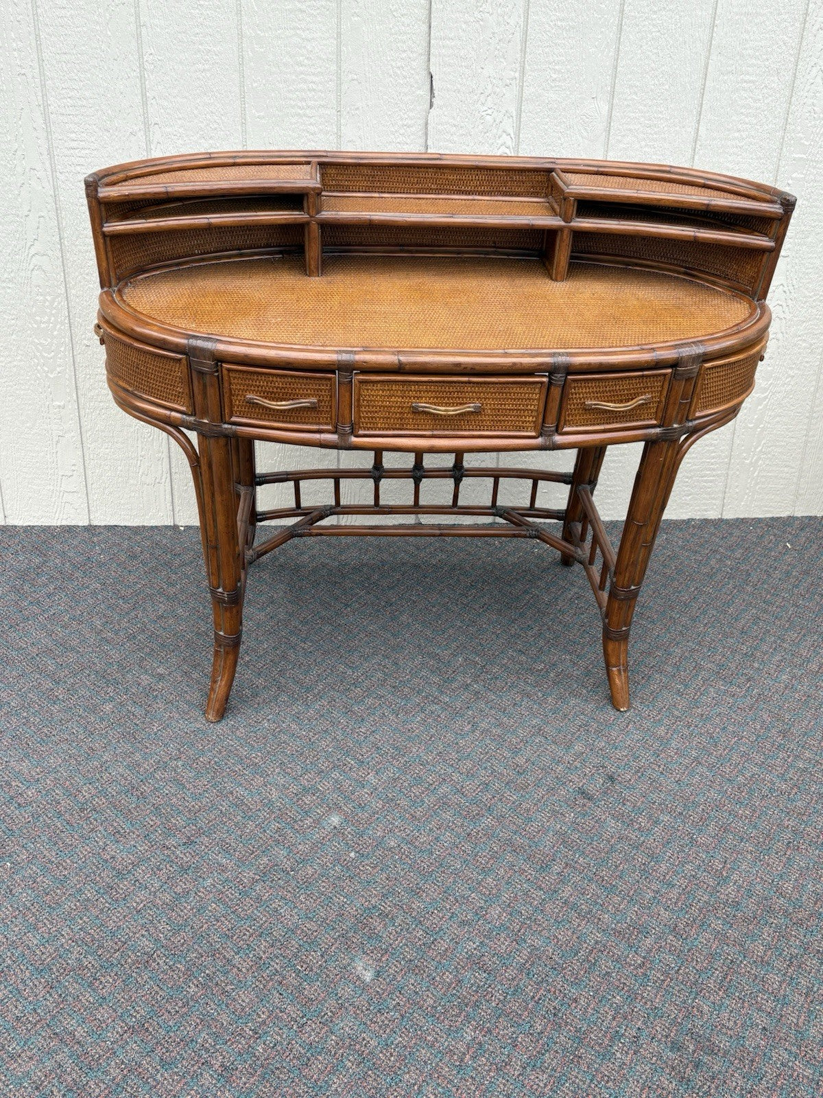 67044 Bamboo Style Office Desk