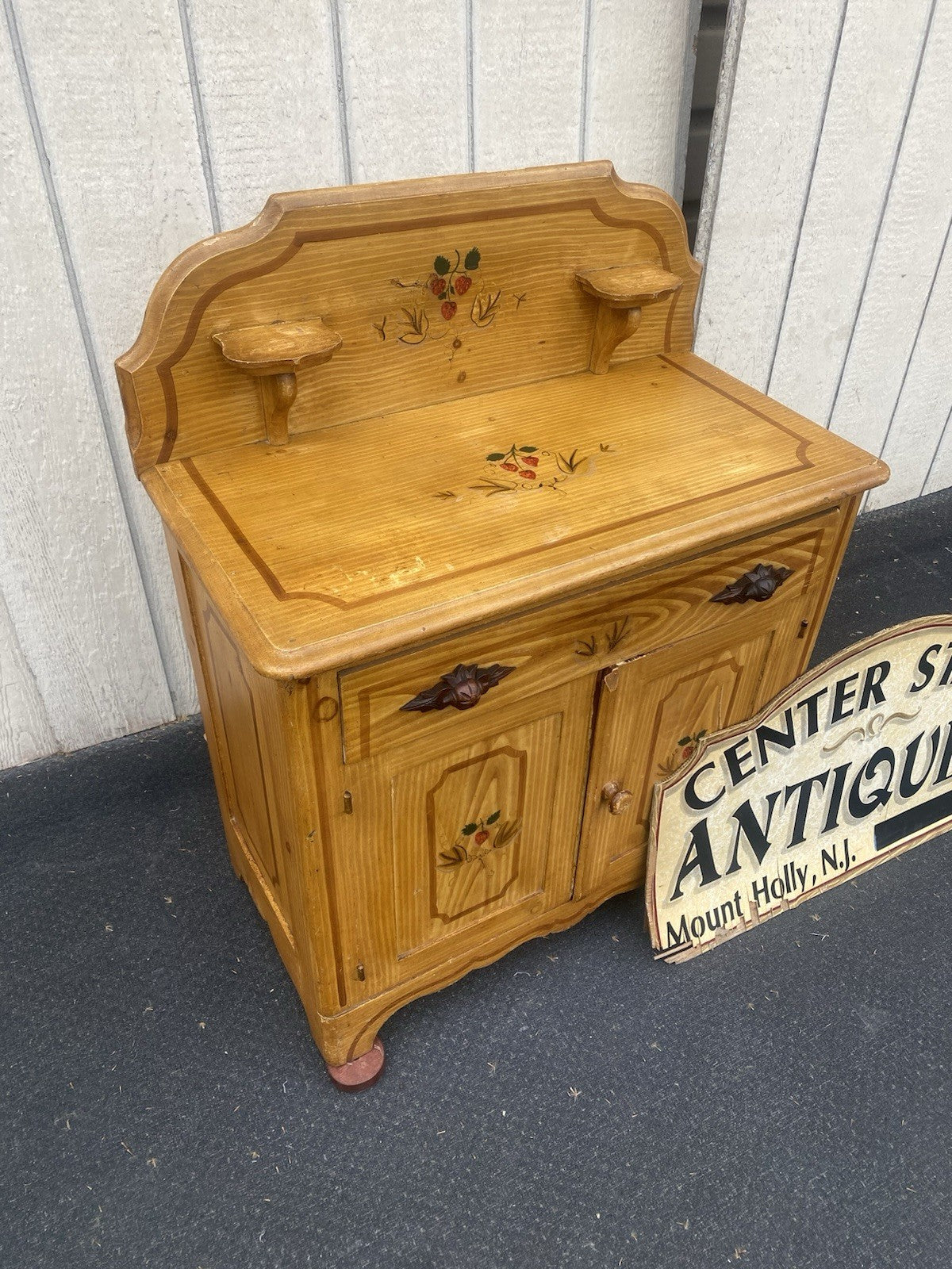 66531   Antique Victorian Washstand Dresser Chest