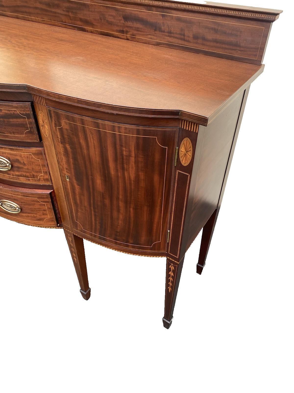 66402 POTTHAST Brothers Custom Hand Made Inlaid  Sideboard Server Cabinet