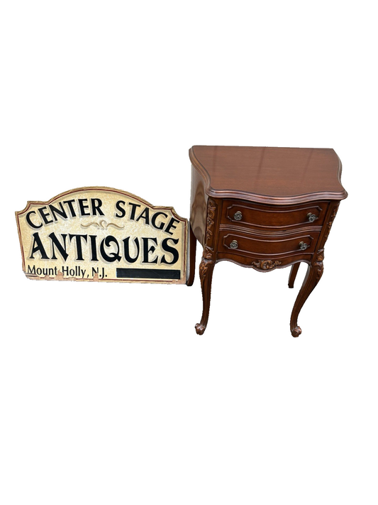 66835 Antique French Louis XV Nightstand End Table Stand