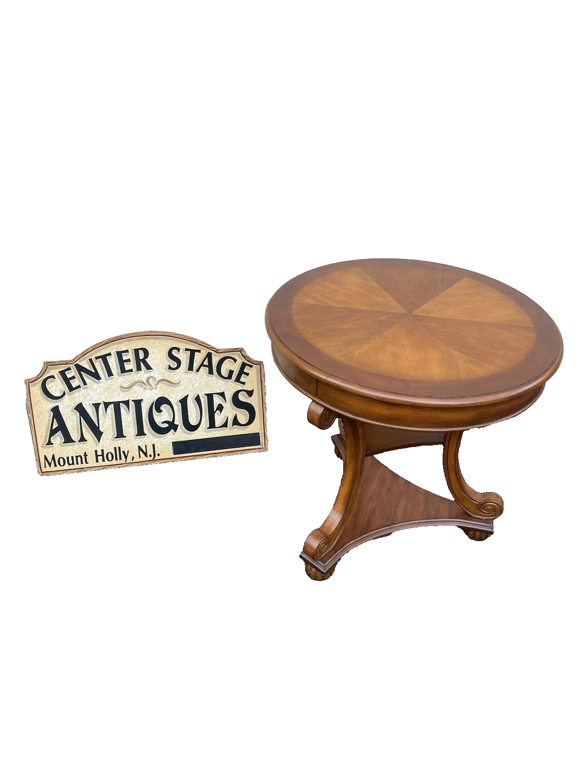 64955 Round Lamp Table Stand