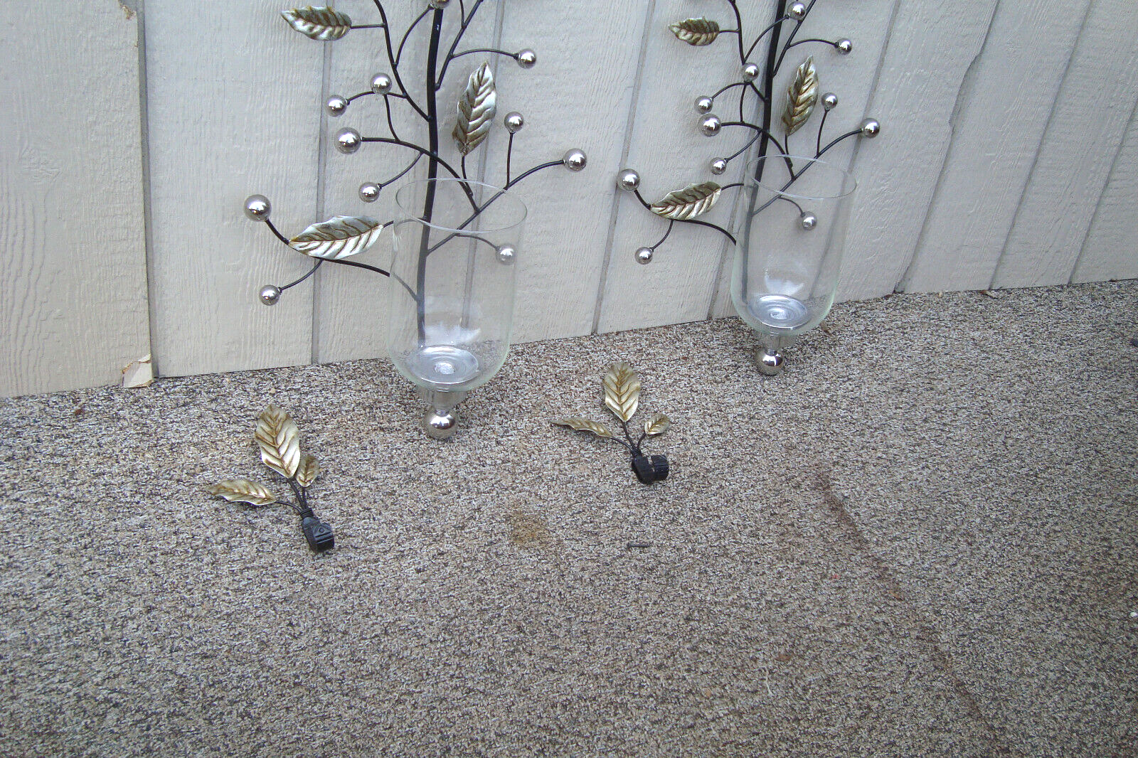 COL MW:    Pair Wall Sconce w/ 2 Matching Hooks