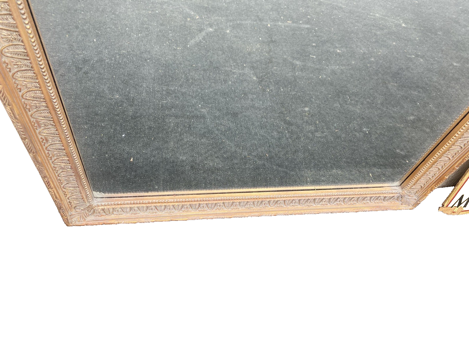 65454 Decorator Gold Accent Mirror in Fancy Picture Frame