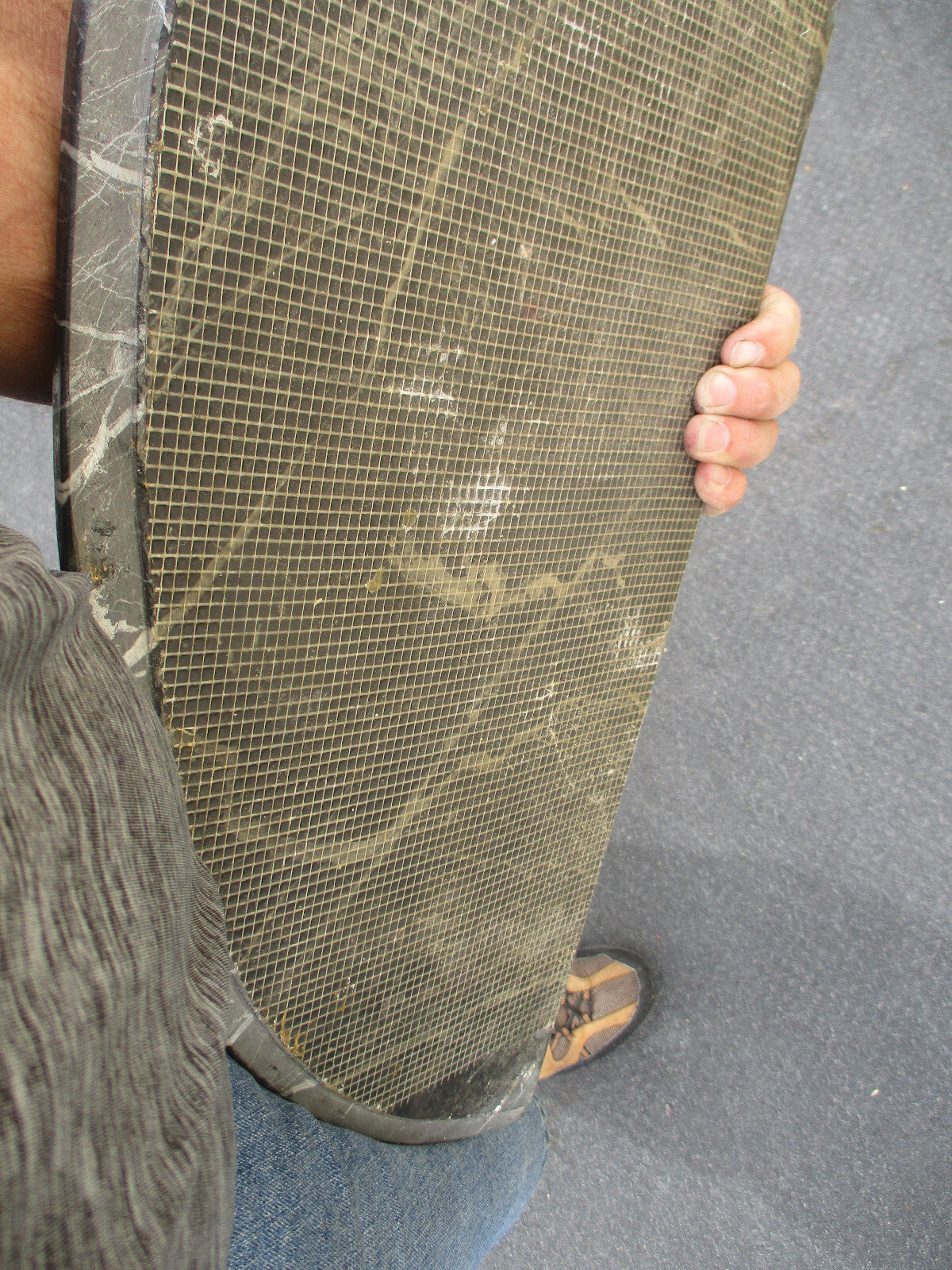 64439 Gold Decorator Console Table with Mirror