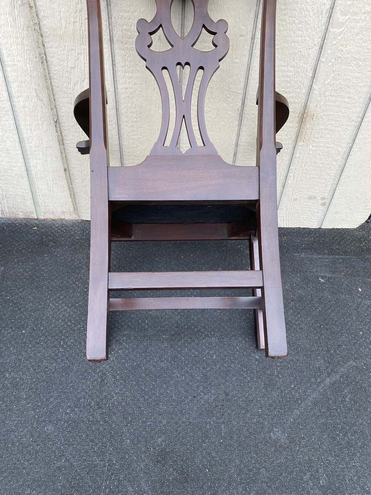 63155 Set of 6 Solid Mahogany Dining Chairs Chair s