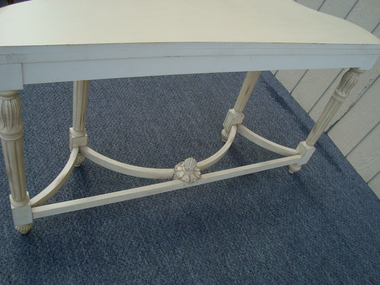 61432 Solid Wood Romantic Shabby Console Hall Table Stand