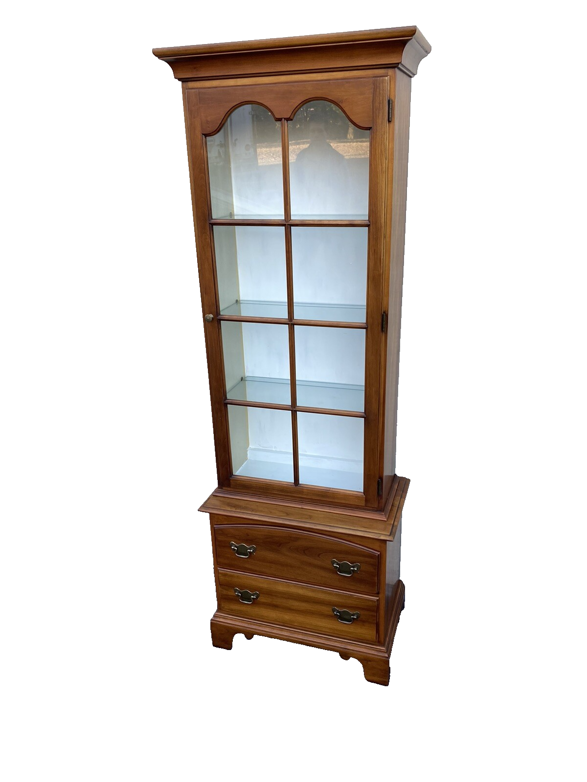 65957   Solid Cherry STATTON Centennial Furniture Curio Cabinet