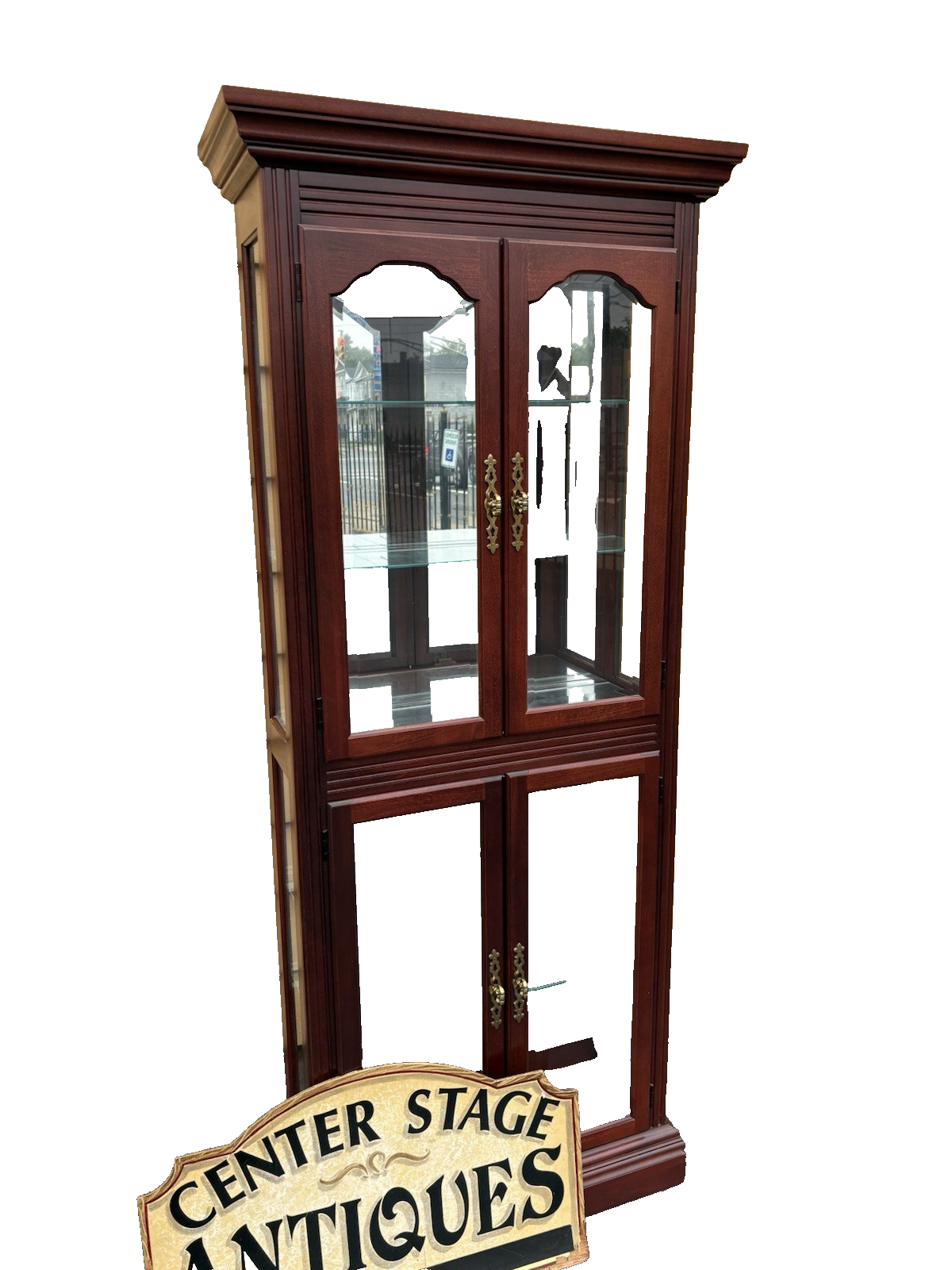 66689 Mahogany  PULASKI Furniture 4 Door Curio China Cabinet
