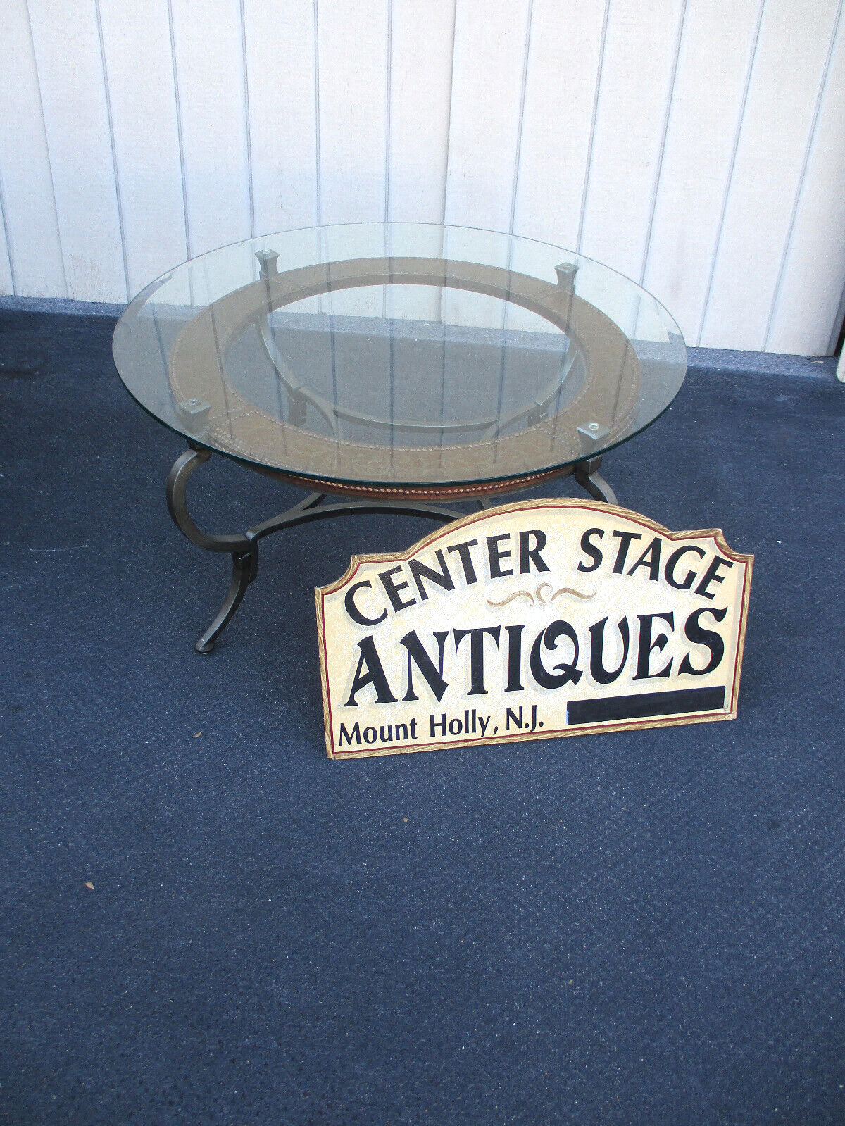 63934 Glass Top ARTISTICA  Decorator Coffee Table Stand