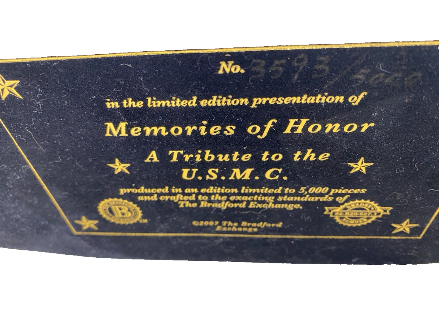 ES 420: Uncommon Valor Was A Common Virtue Statue 2007 Bradford Exchange