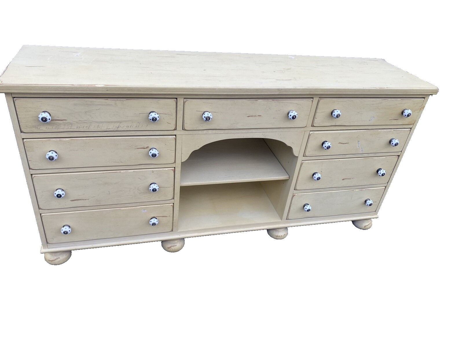 65890 BROYHILL ATTIC Heirlooms Made Rustic Country Sideboard Buffet Server