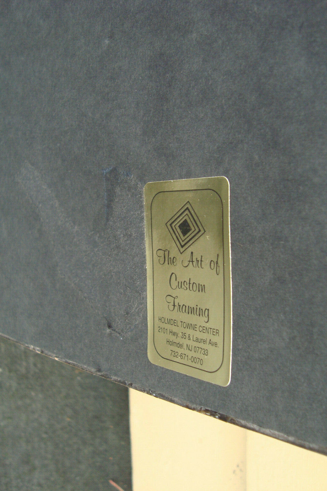 57873   Quality Carved Wood Mirror in Custom Framed Picture Frame