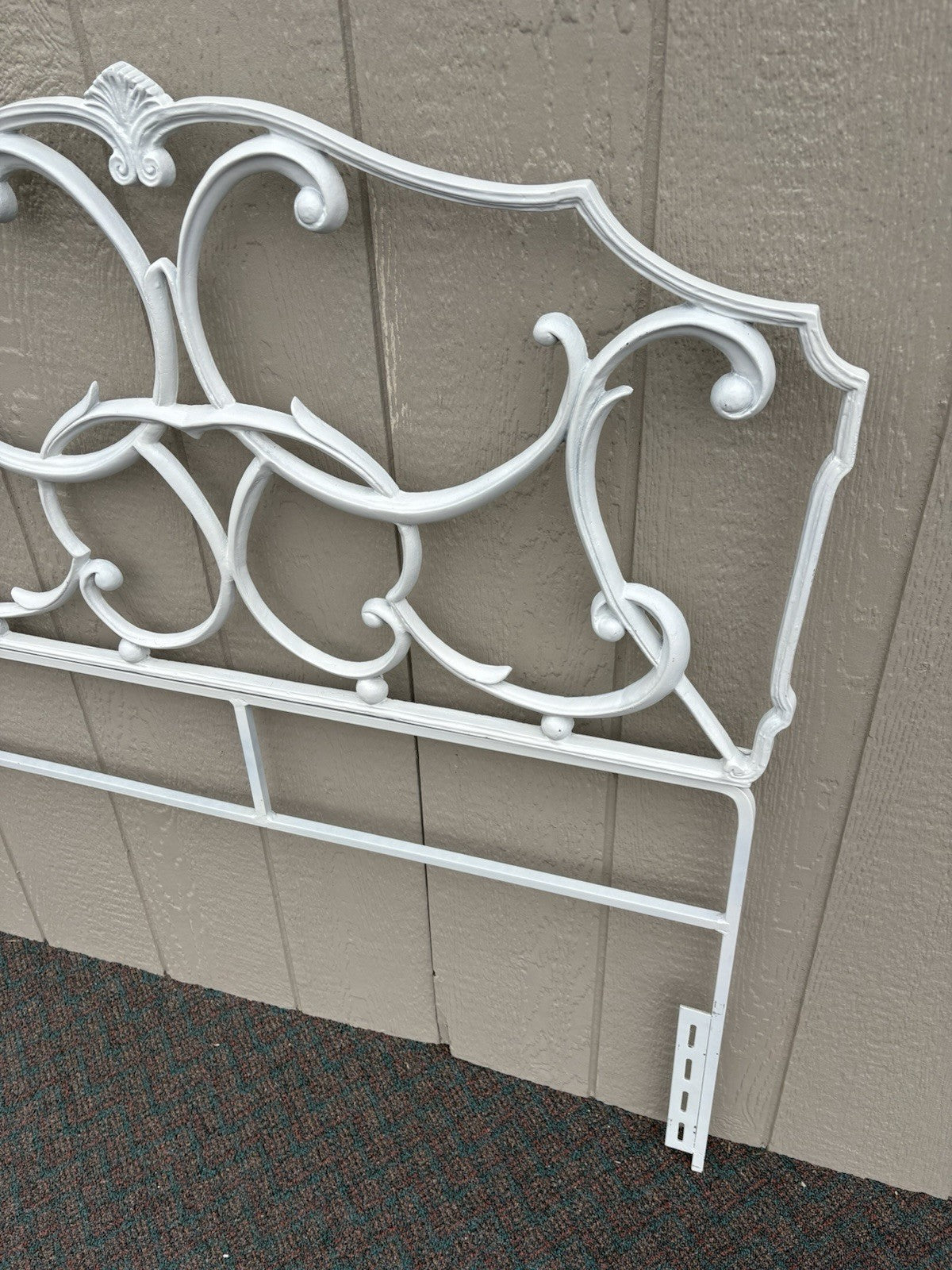 67185 KING Size Metal Decorator Headboard Bed