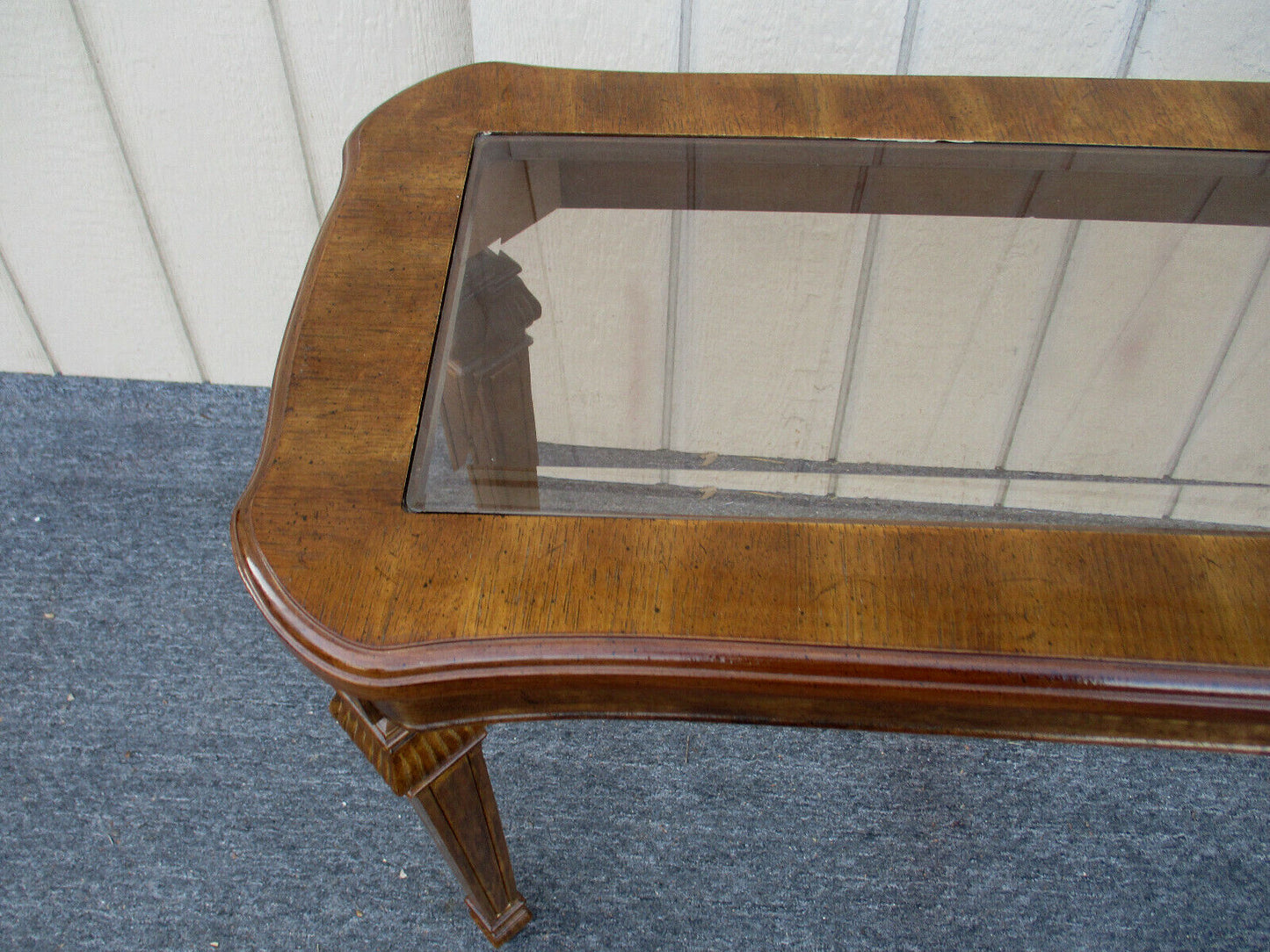 62747 Console Table Stand with Glass Inserts