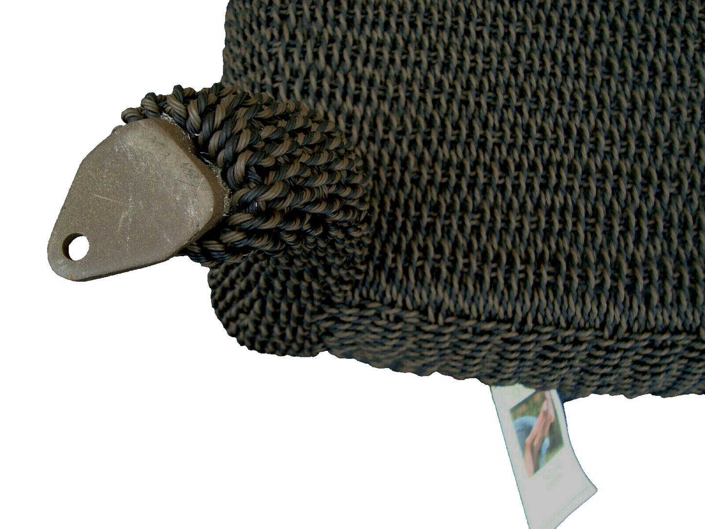 61834 Plate Glass Wicker Coffee Table Stand  36"  x 3/8" thick top