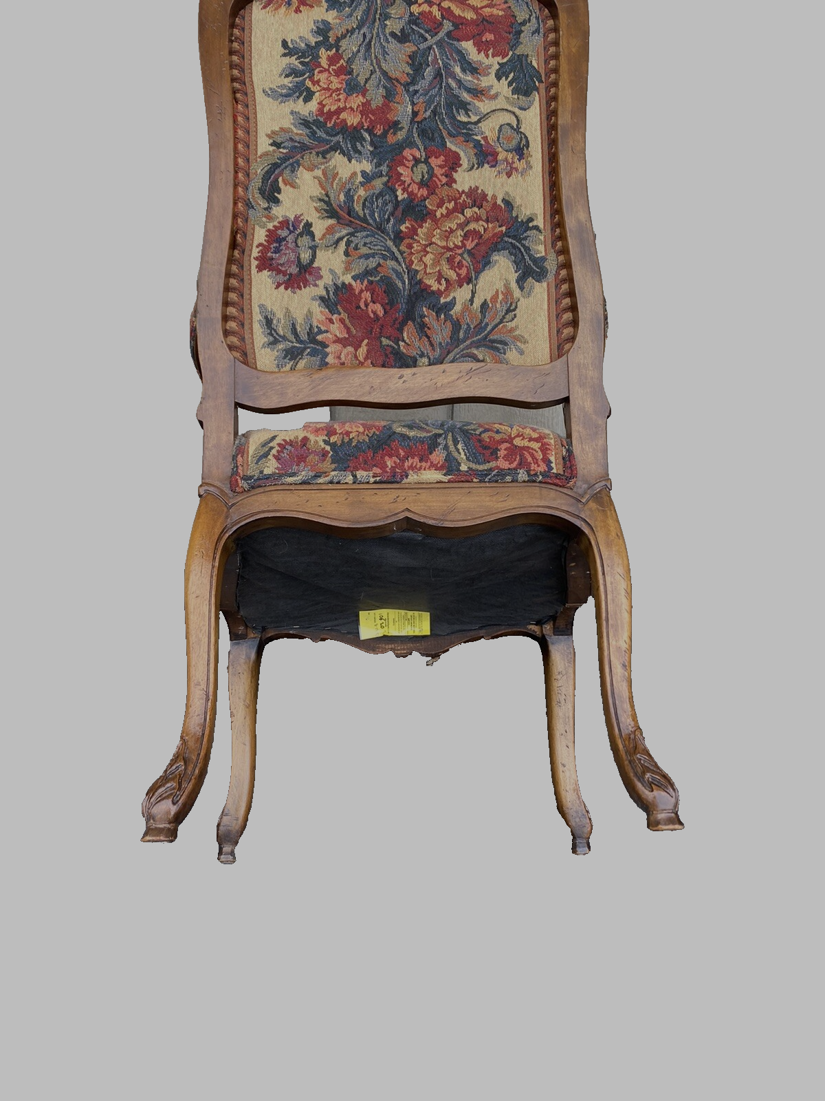 65425   Pair French Country Bergere Armchair Chair