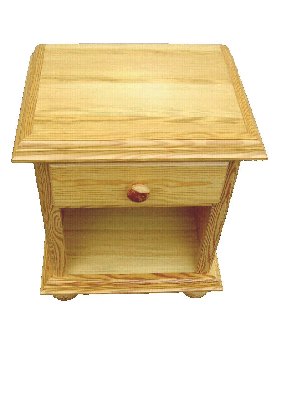 61638 Pine Nightstand End Table Stand