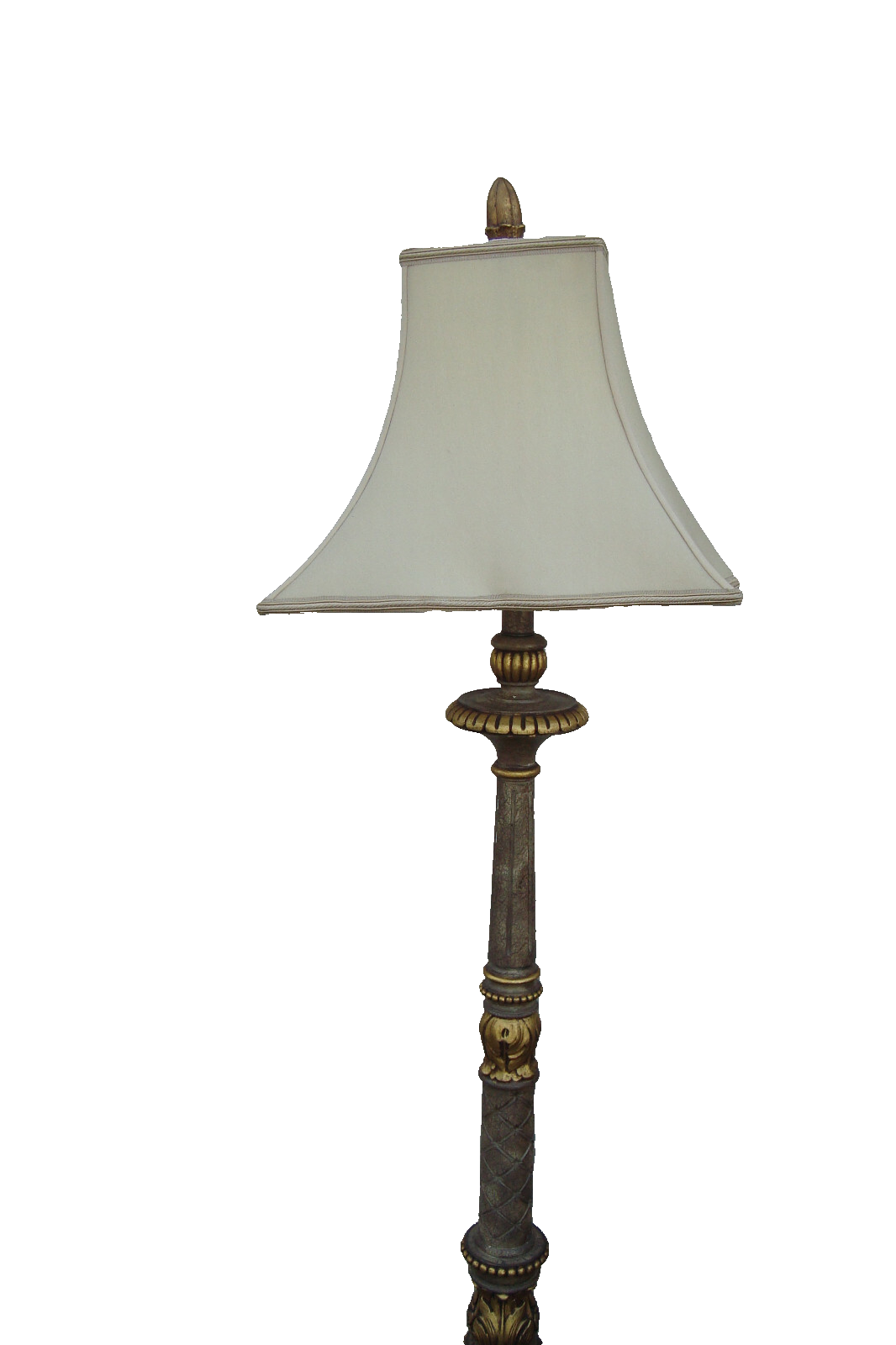 62017 QUALITY Wood Decorator Pole Lamp Light