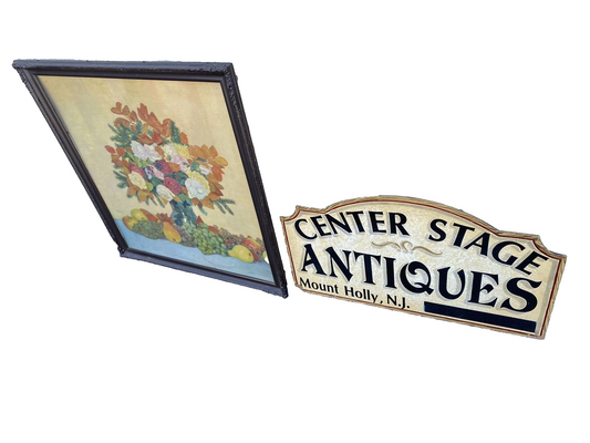 00001 Oil Painting?? Water Color ?? on Paper Artist Signed FERDINAND SPIEGEL 13