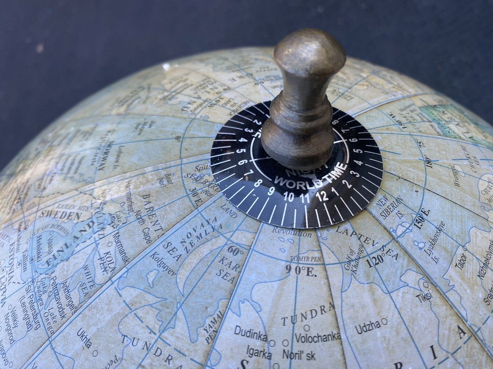 65159 Rare MARITIME 15" Globe