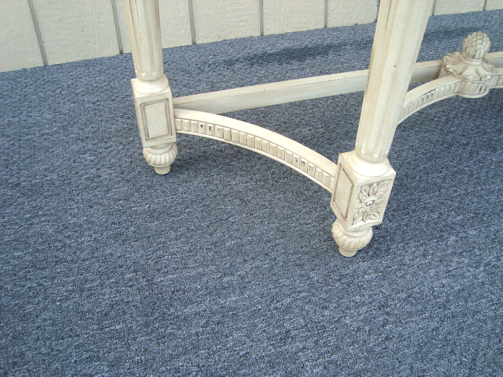 61432 Solid Wood Romantic Shabby Console Hall Table Stand