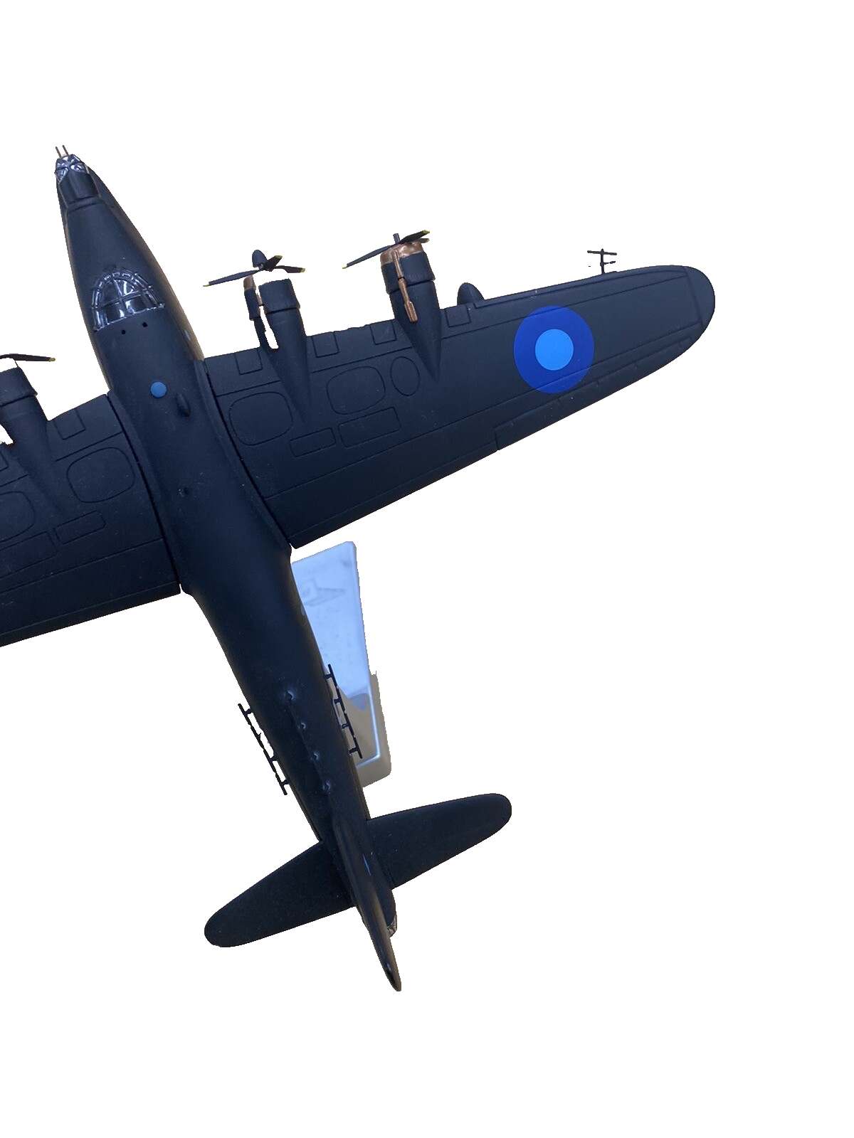 ES 1001 Black Diecast Military Airplane Plane