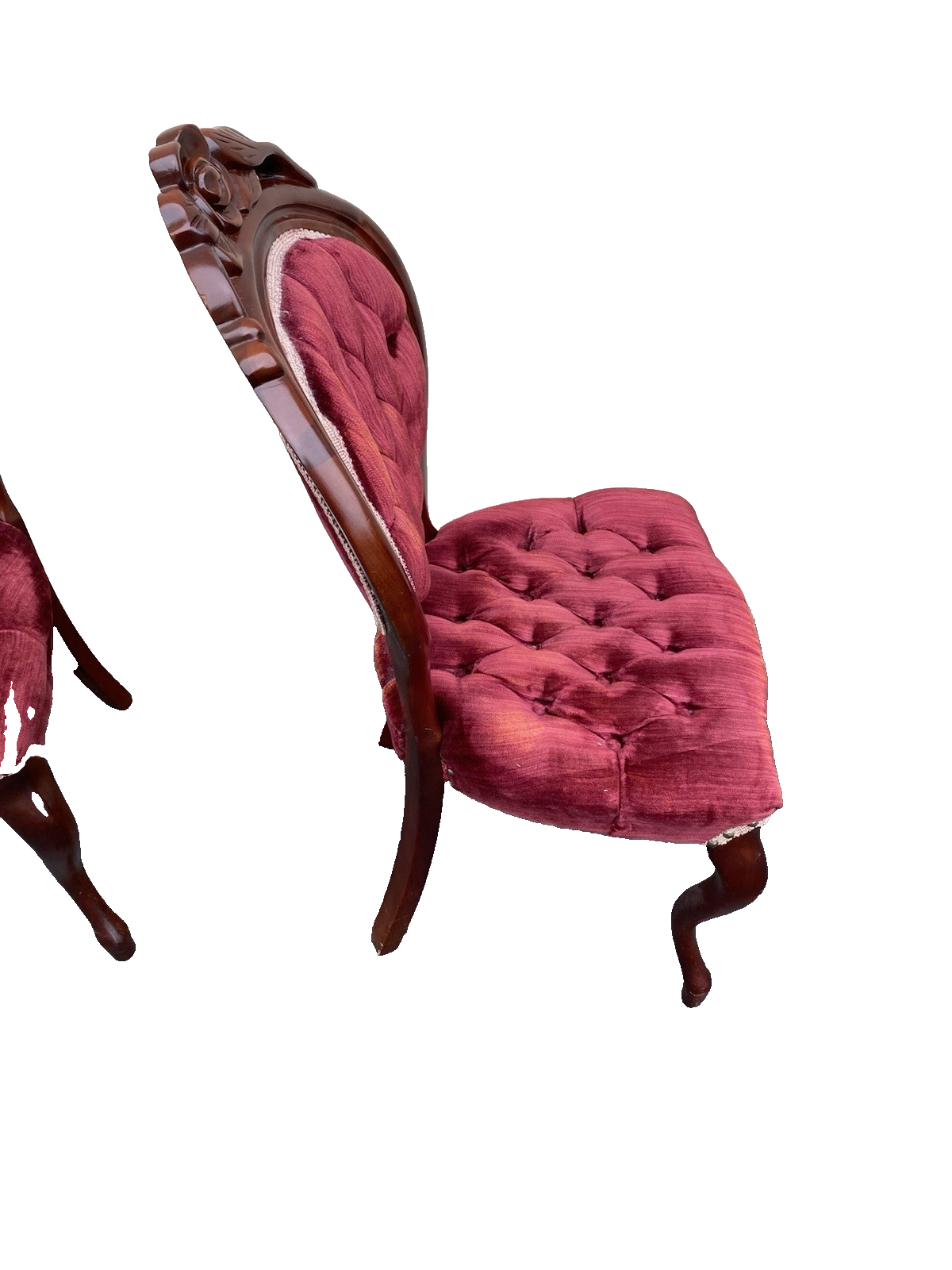 66629 Pair KIMBALL Furniture Victorian Style Side Chair s