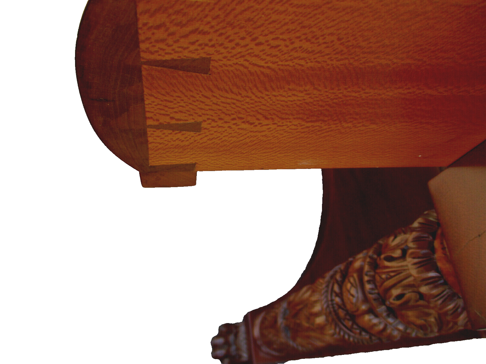 63725   Antique Empire Buffet Sideboard Server Console Cabinet