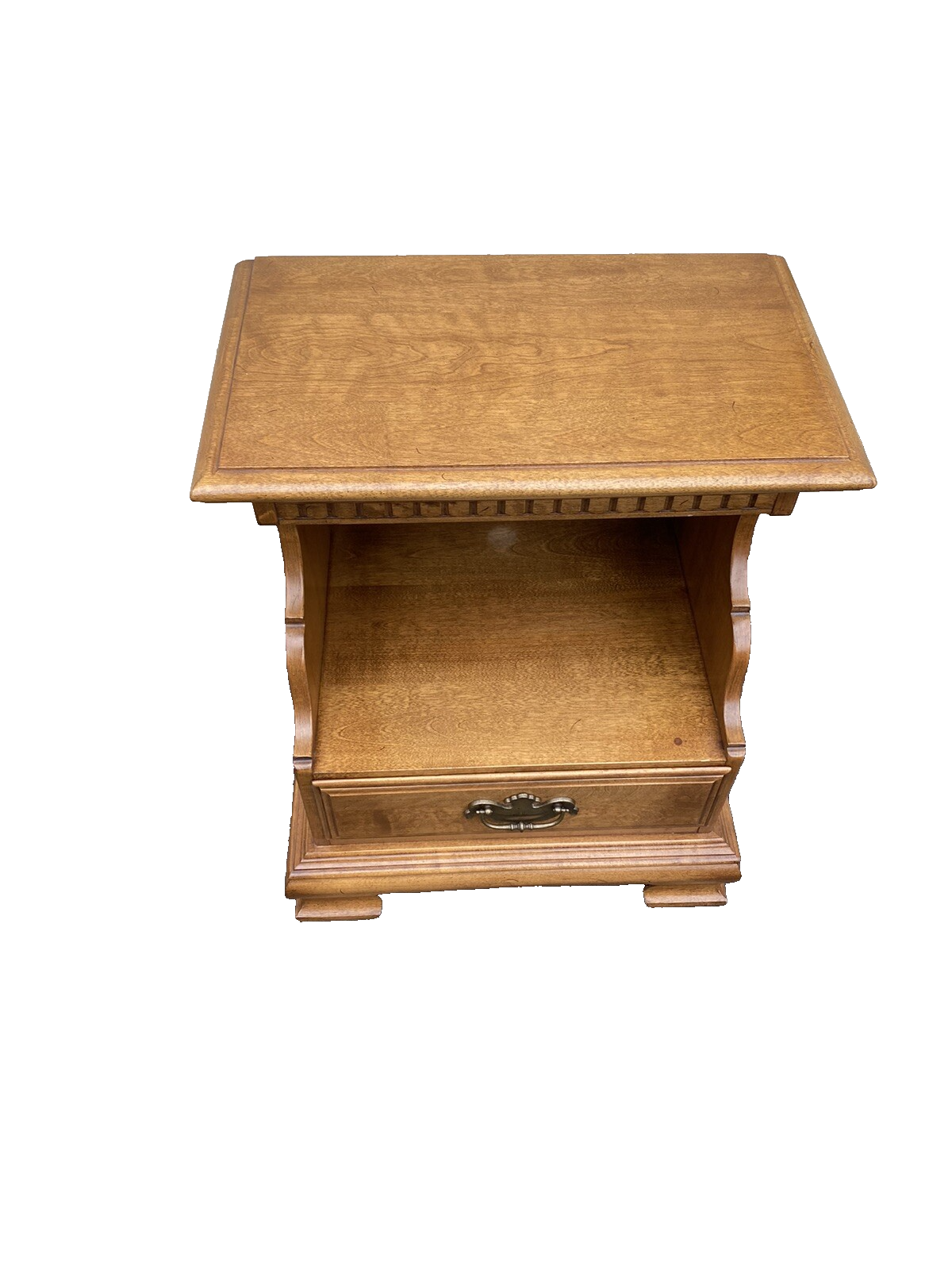 66327 ETHAN ALLEN Maple Nightstand End Table Stand