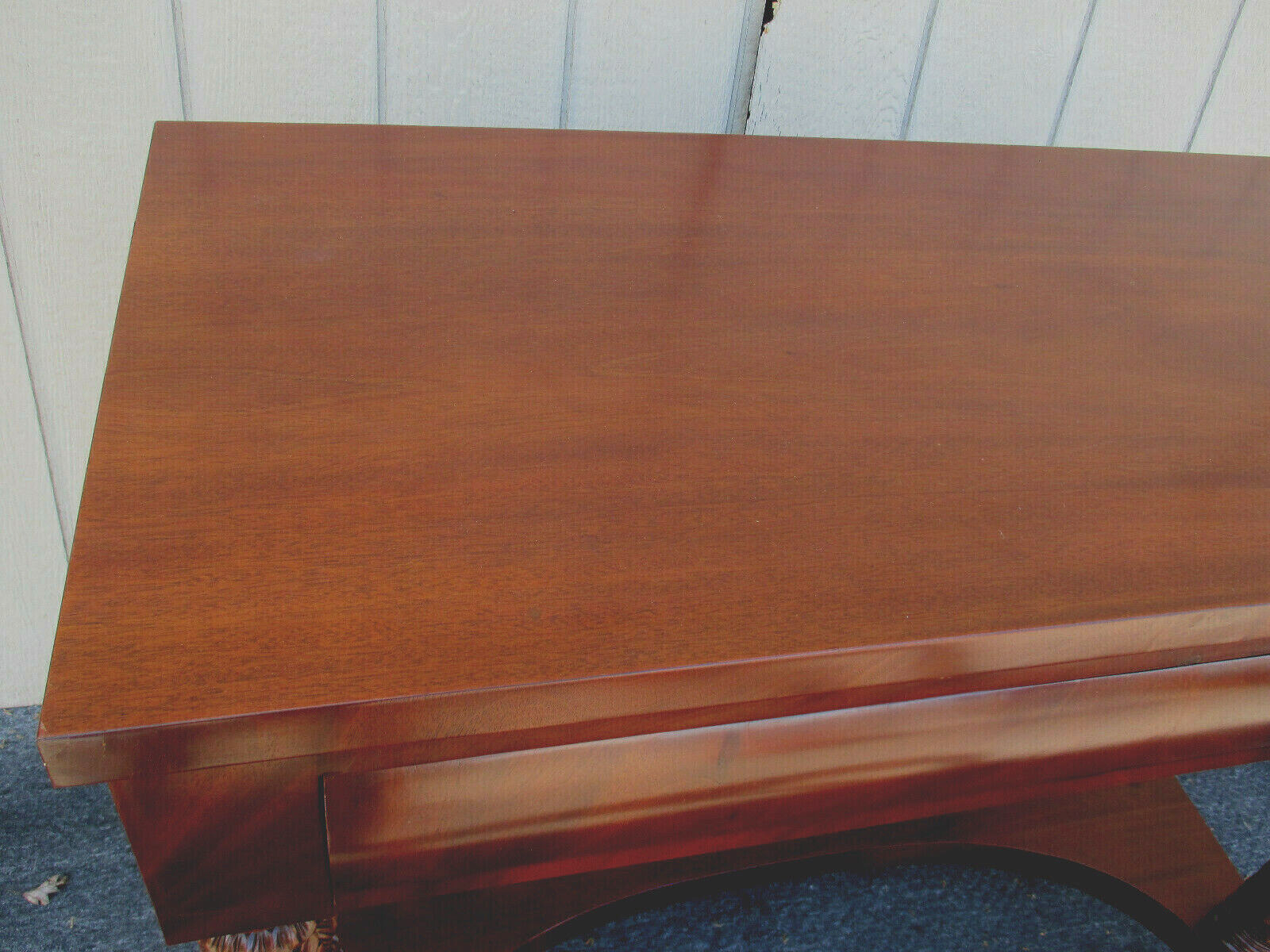 63725   Antique Empire Buffet Sideboard Server Console Cabinet