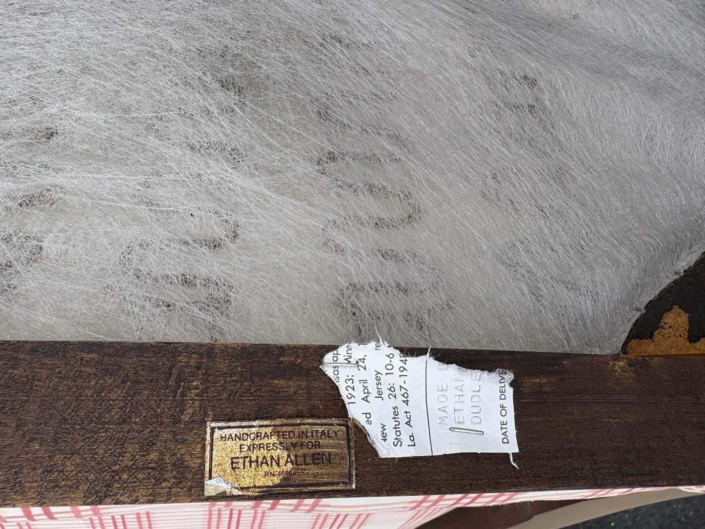 66768  Pair Ethan Allen Bergere LOUIS XV Armchair Chair s