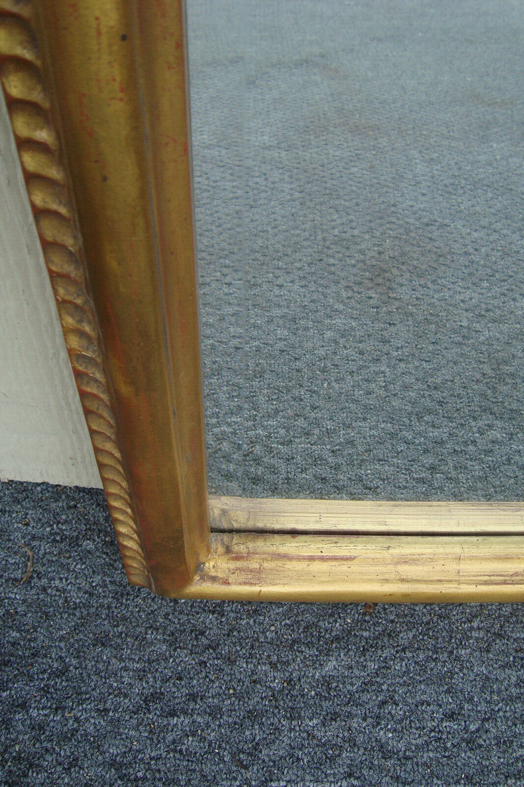 62007 Wood HAND CARVED Decorator Gold Mirror in Fancy Picture frame